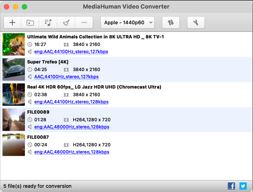 MediaHuman Video Converter for Mac 2.0.1 视频转换工具