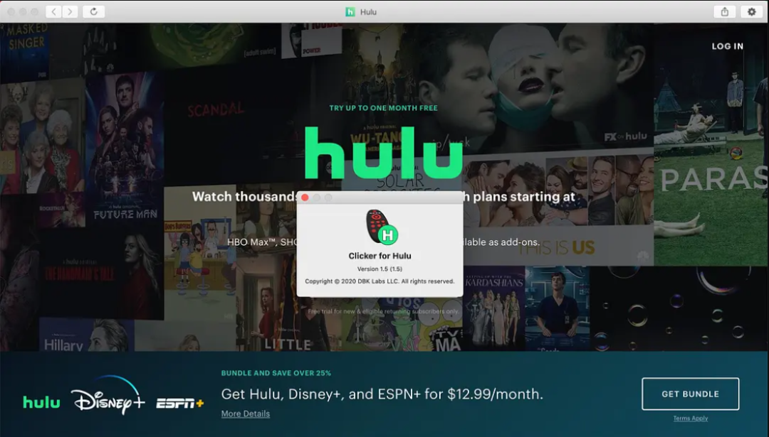 Clicker for Hulu for Mac 1.6 Hulu播放器