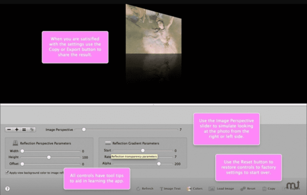 PhotoReflector for Mac 1.1.0 图像处理工具