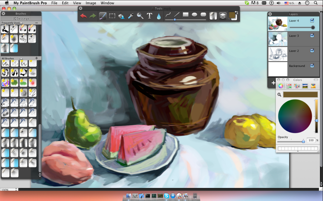 My PaintBrush Pro for Mac 2.4.2 图像编辑软件
