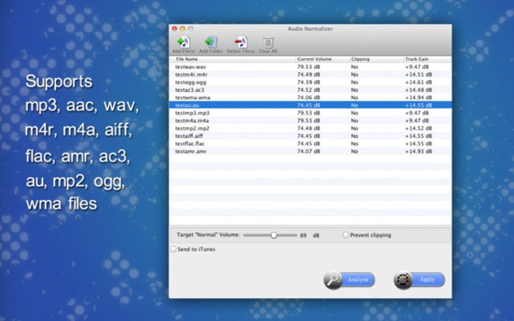 Audio Normalizer for Mac 1.1.0 音频处理工具