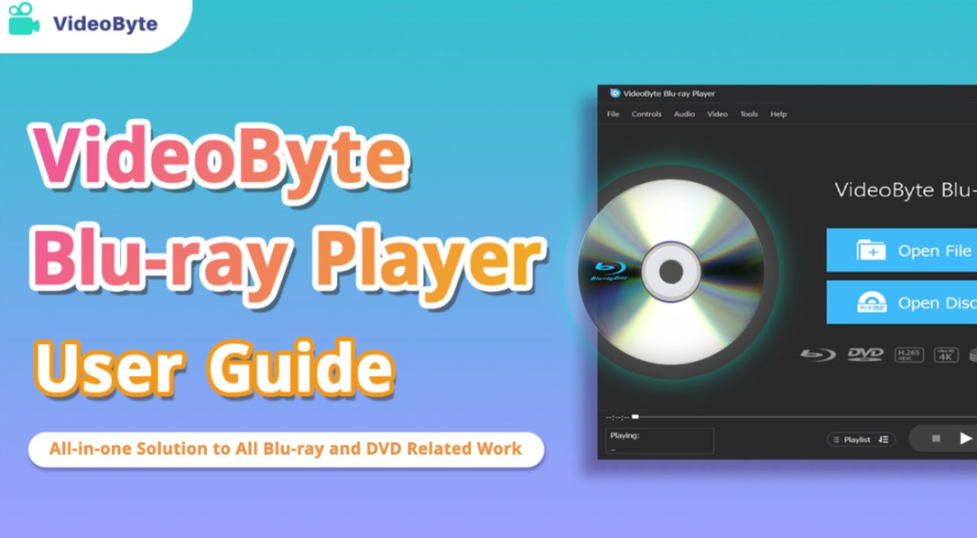 VideoByte Blu-ray Player for Mac 1.1.50 蓝光光盘播放软件