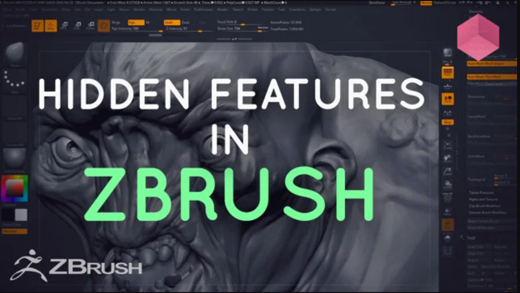 Pixologic ZBrush for Mac 2024.0.2 3D雕刻软件