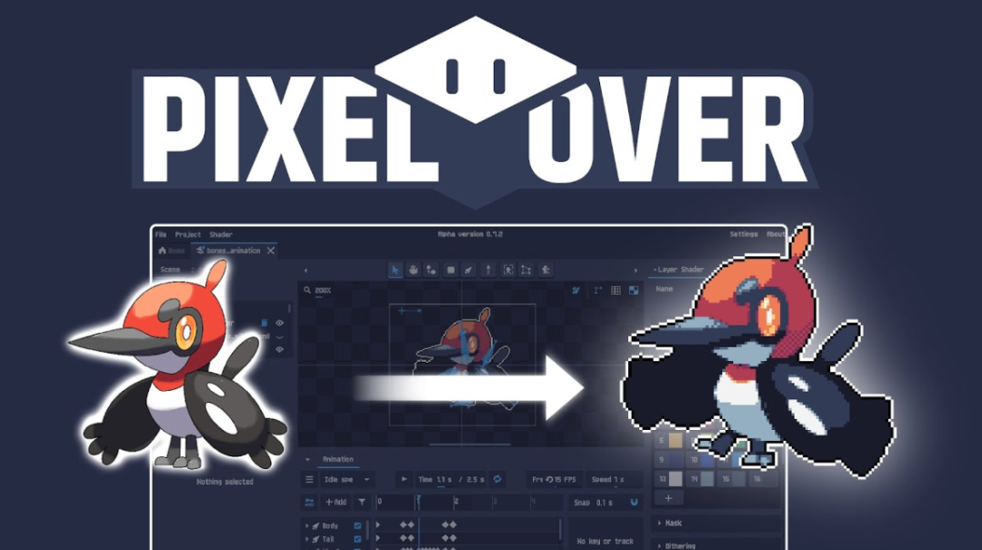 Deakcor PixelOver for Mac 0.14.5.1 像素编辑软件