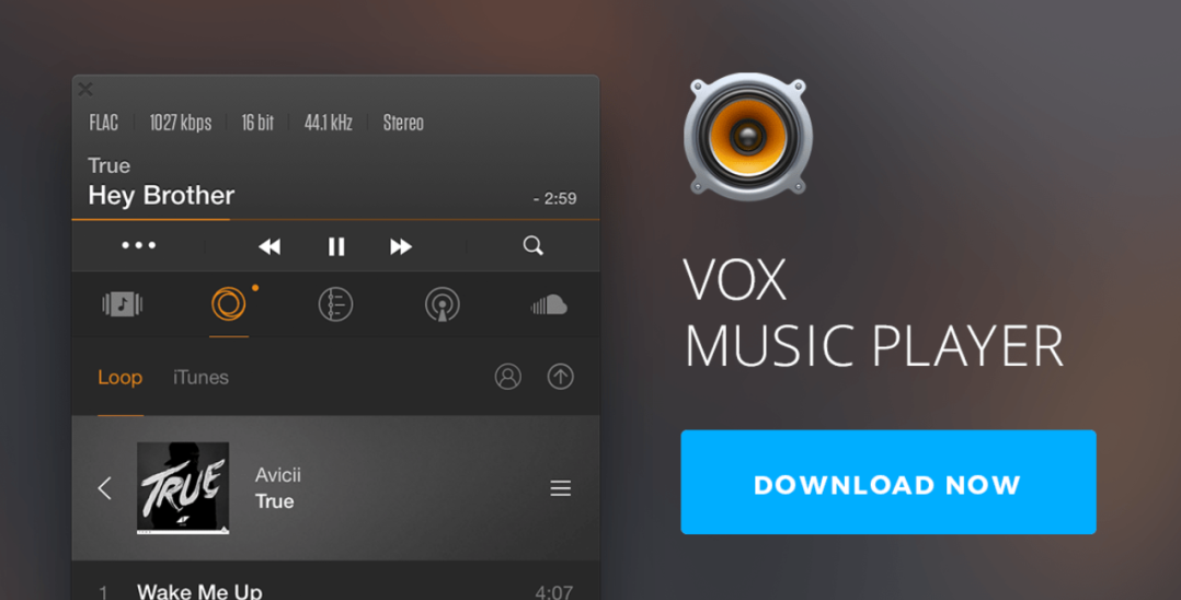 VOX Music Player for Mac 音乐播放器