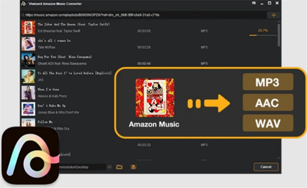 Viwizard Amazon Music Converter for Mac 1.5.0 音频转换工具