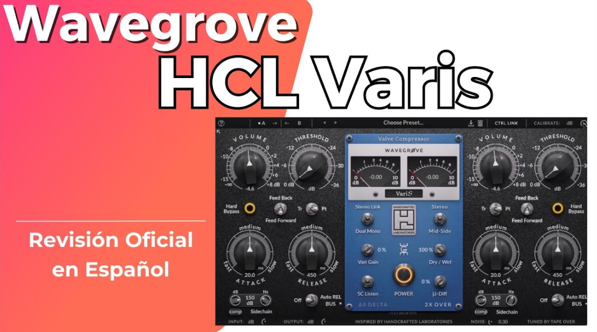 Wavegrove HCL Varis v1.0.5 现代经典压缩器插件