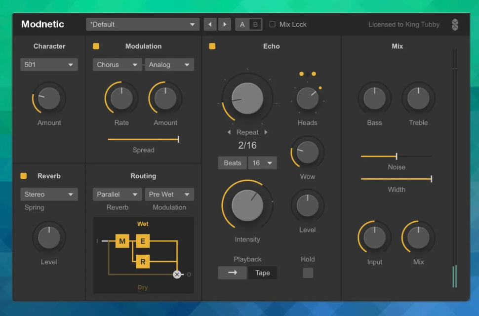 Surreal Machines Dub Machines Modnetic for Mac 1.3.1 经典模拟磁带延迟插件