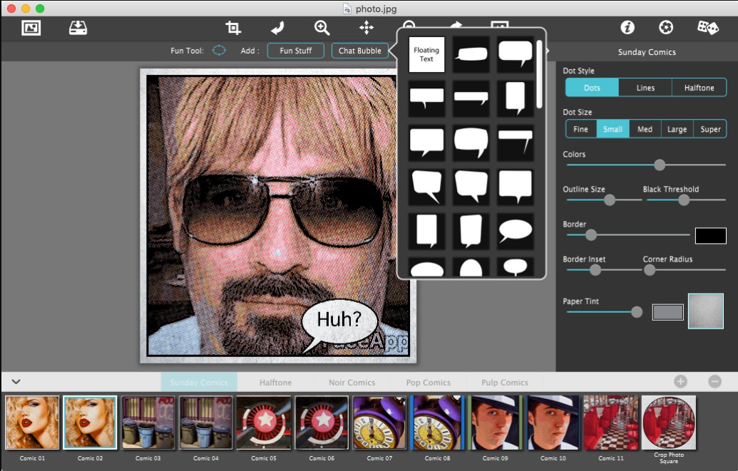 JixiPix Pop Dot Comics for Mac 2.14 照片编辑软件