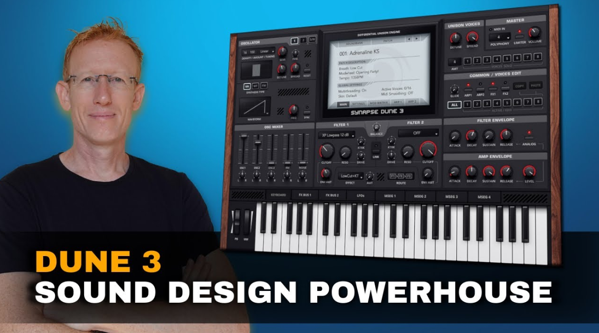 Synapse Audio DUNE 3 v3.6.1 经典合成器插件