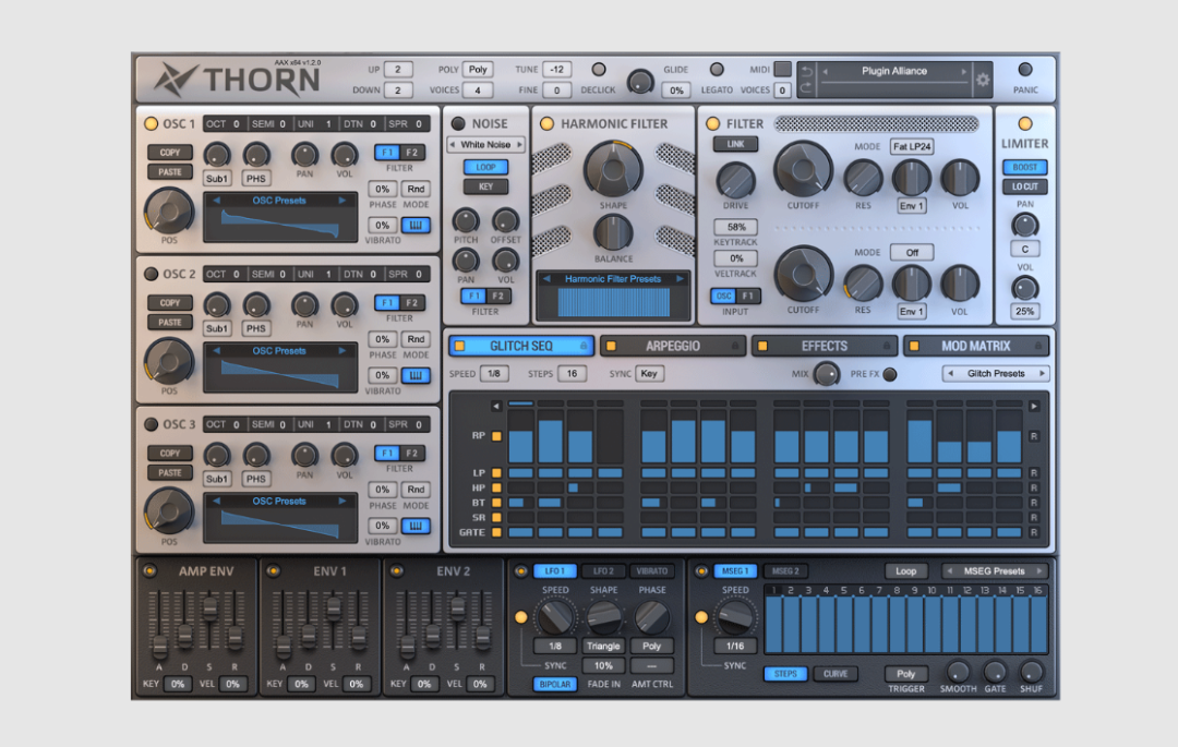 Plugin Alliance Dmitry Sches Thorn for Mac 1.3.3 合成器插件