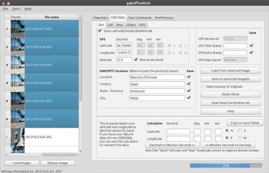 EXIF Sync for Mac 1.9.5 (69) 照片EXIF数据同步工具