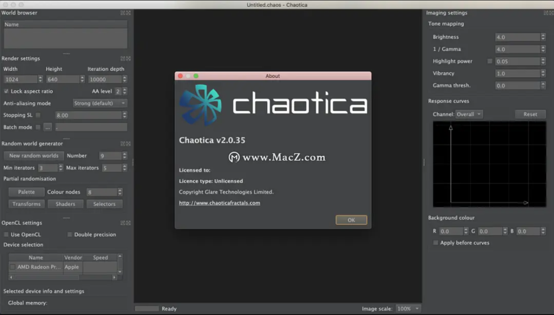 Chaotica for Mac 2.2.2 分形图形生成工具