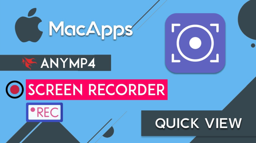 AnyMP4 Screen Recorder for Mac 2.2.6 屏幕录制软件