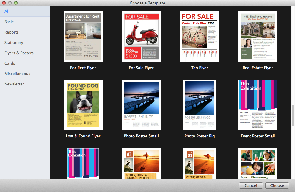 Templates for Pages - DesiGN for Mac 7.3 4000种Pages模板集合