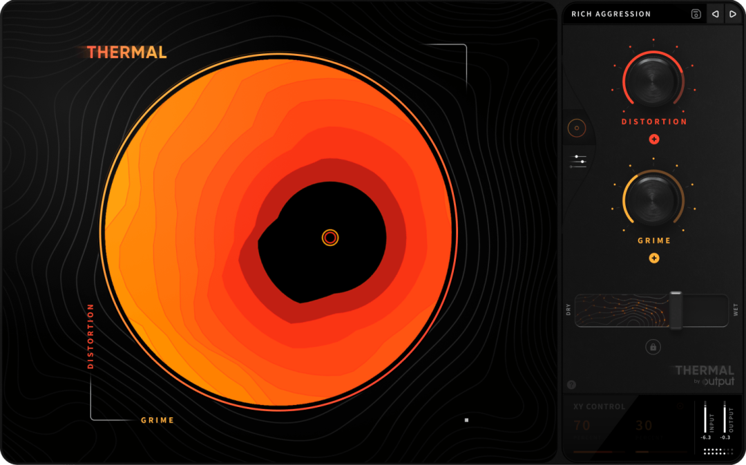 Output Thermal for Mac 1.2.1 交互式失真插件