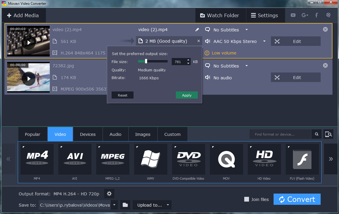 Movavi Video Converter Premium v22.5 视频转换软件