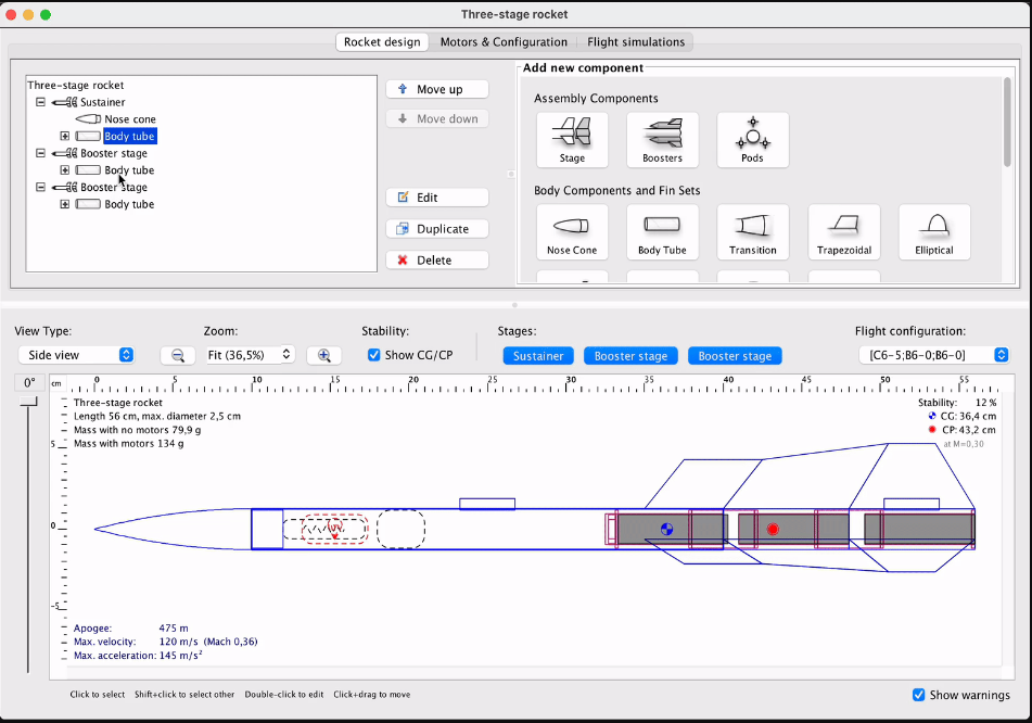 OpenRocket for Mac 23.09 开源模型火箭设计和仿真软件