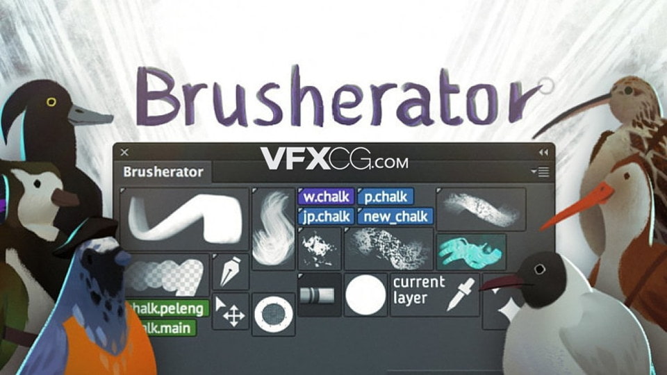 Brusherator for Mac 1.8.0 制作画笔和工具预设PS插件