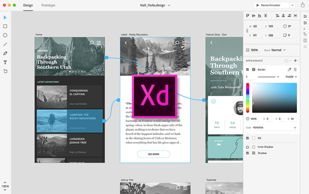 Adobe XD for Mac 50.0.12 UX/UI设计工具