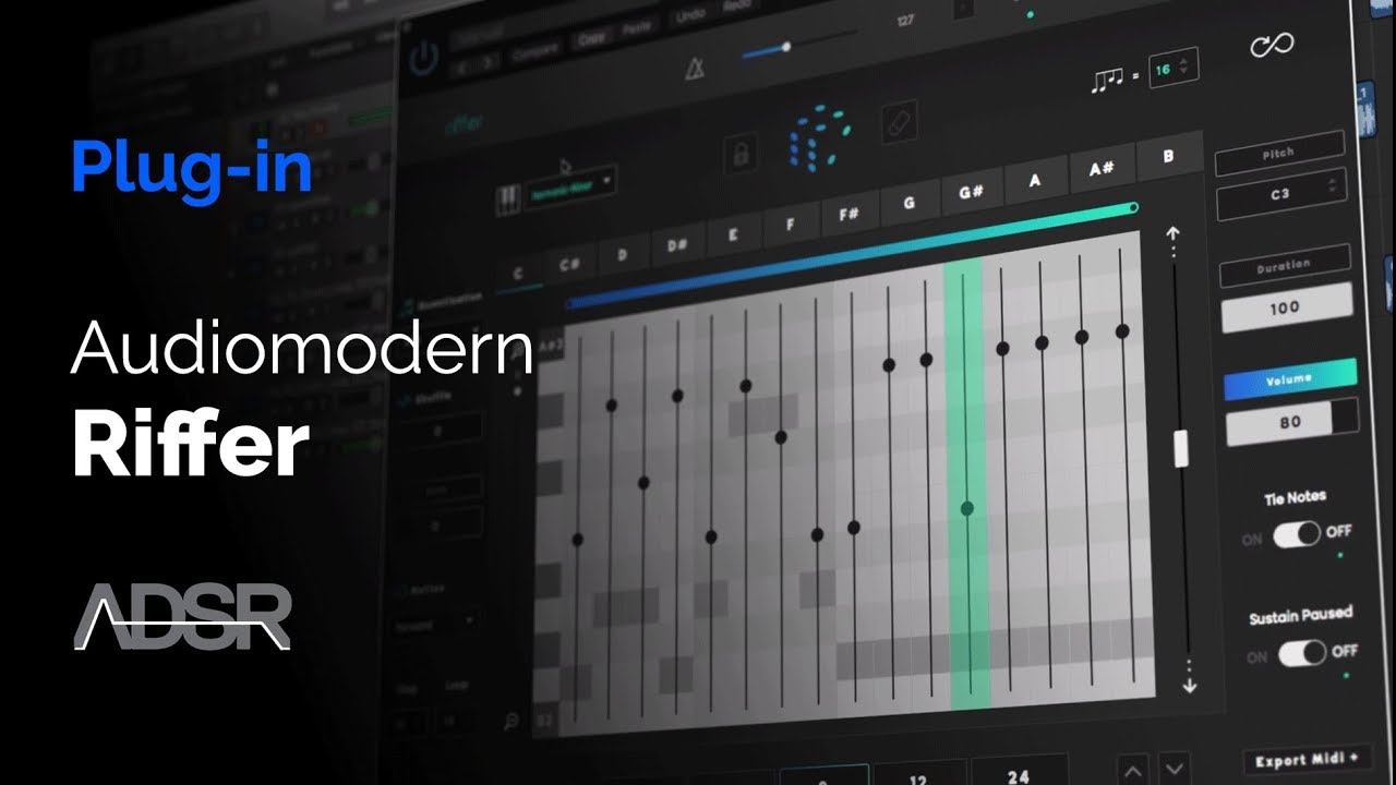 Audiomodern Riffer  MIDI v3.1.2 音序器插件