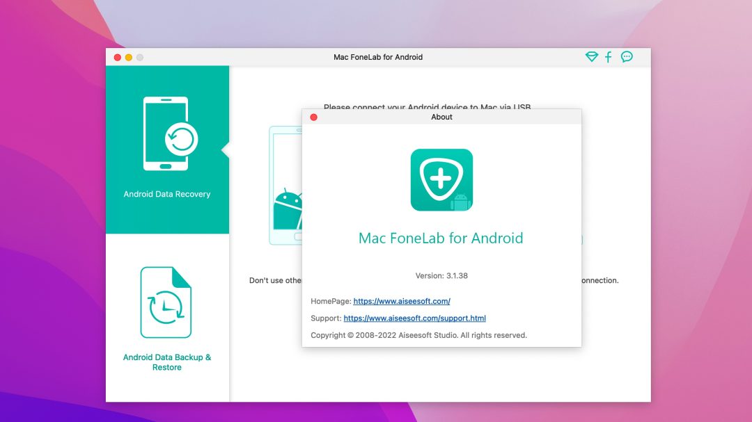 FoneLab Android Data Recovery for Mac 3.2.22 数据恢复软件