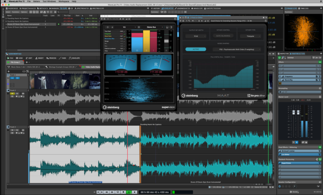 Steinberg WaveLab Pro for Mac 12.0.20 音频编辑和母带处理软件