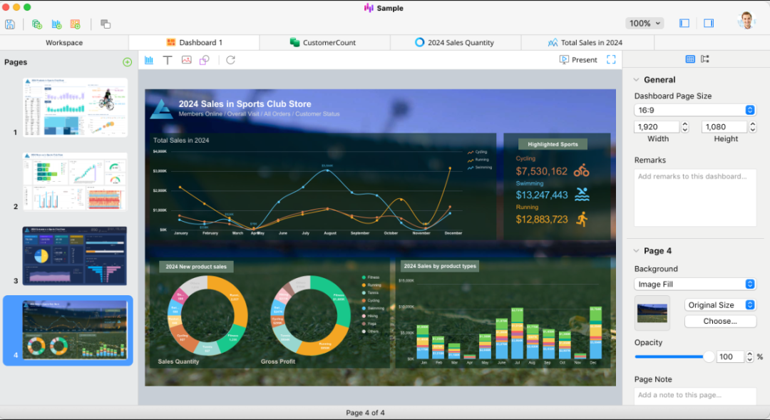 Navicat Charts Creator for Mac 1.2.17 数据可视化工具