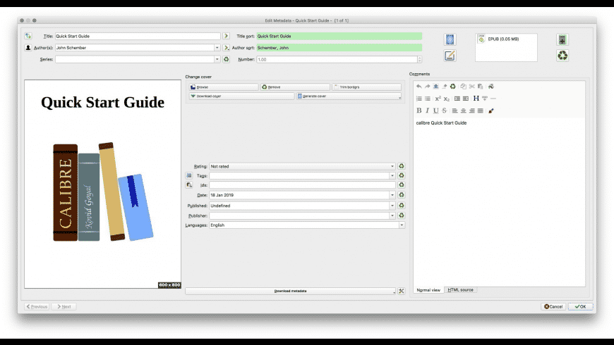 Calibre for Mac 7.13.0 开源电子书软件套件