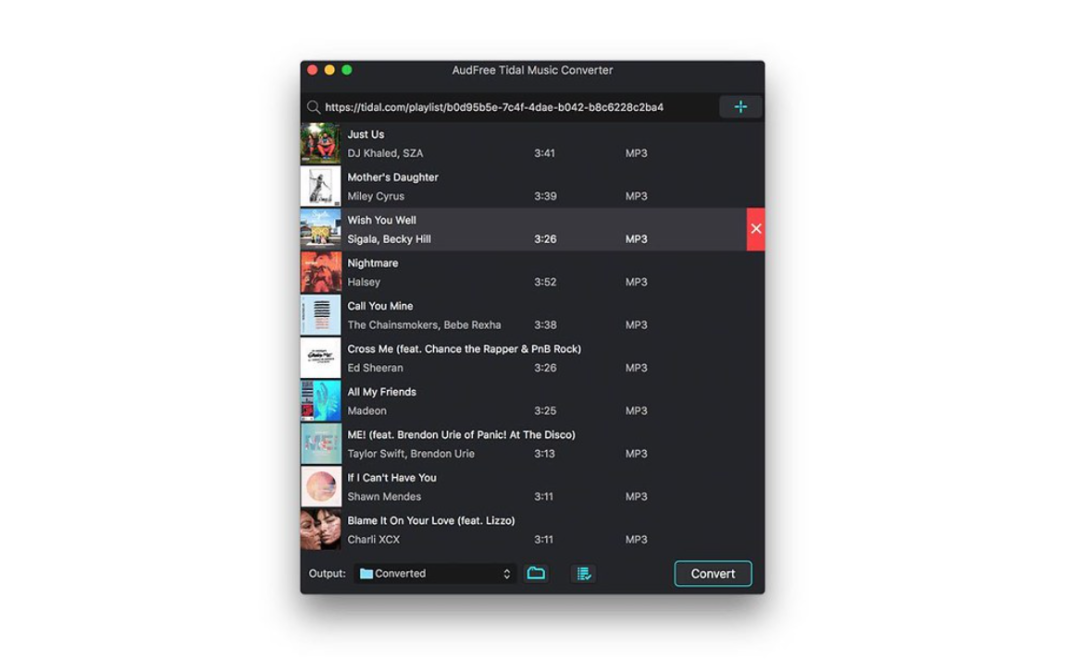 AudFree Tidal Music Converter for Mac 2.14.0 音频转换软件