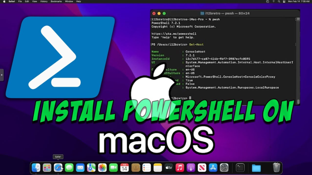 PowerShell for Mac 7.4.3 命令行界面和脚本环境工具