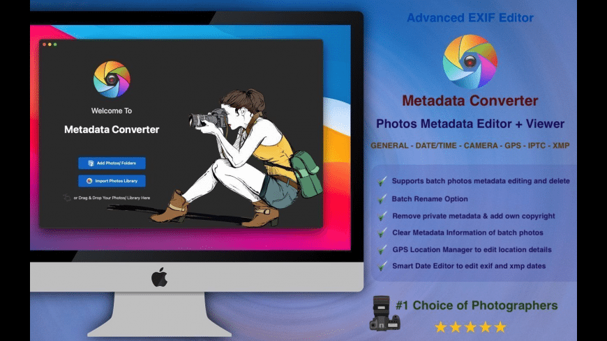 Metadata Converter for Mac 1.6 照片元数据编辑器