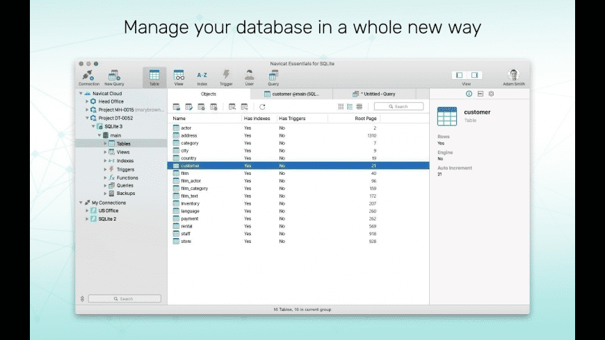 Navicat for SQLite for Mac 16.3.7 数据库管理工具