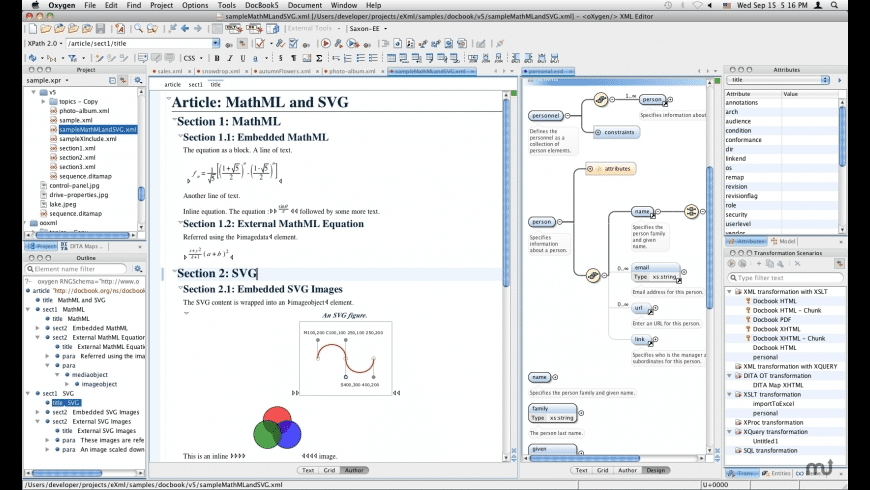 Oxygen XML Editor for Mac 23.1 Build 2021040908 XML编辑器