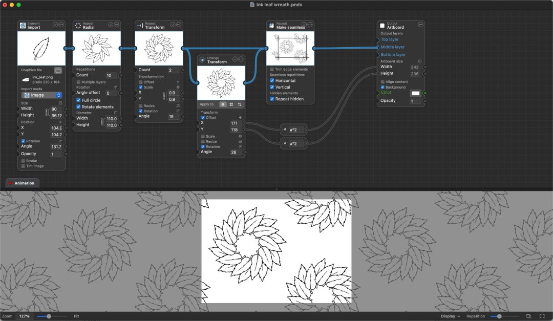 PatterNodes for Mac 3.3.0 矢量图形设计软件