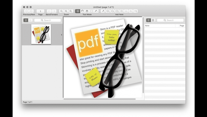 Skim PDF Reader for Mac 1.7.3 PDF阅读与注释工具