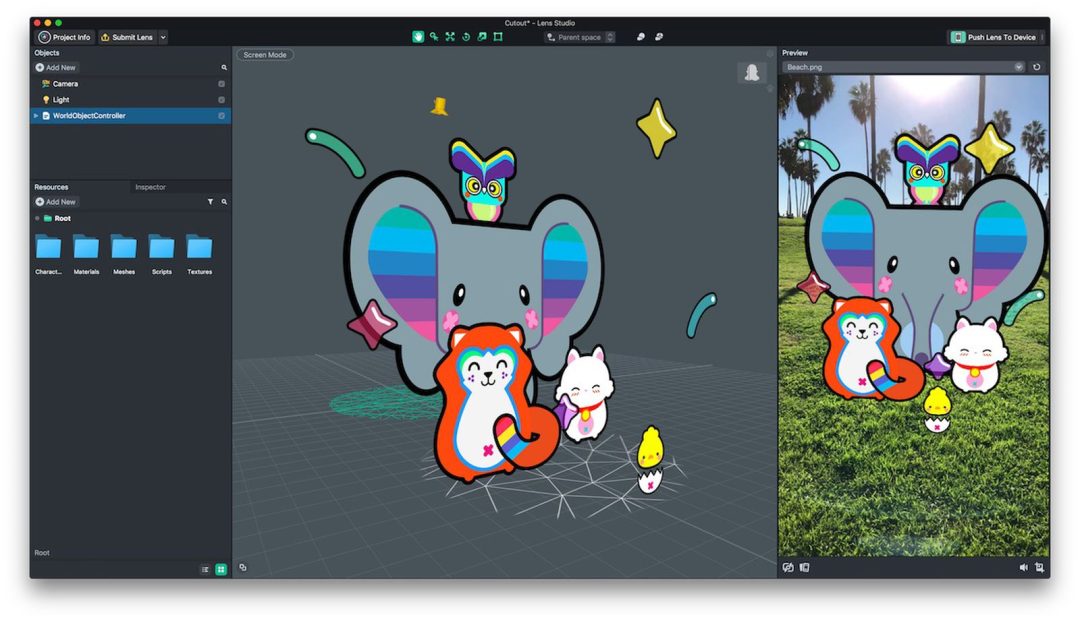 Lens Studio for Mac AR 开发平台