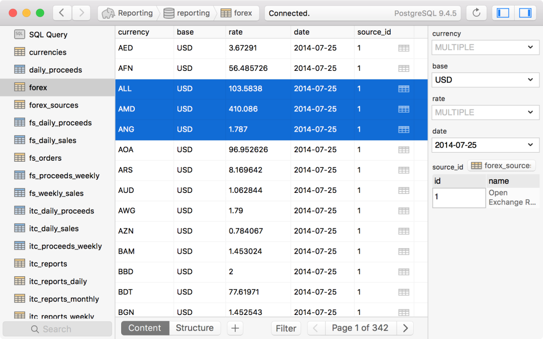 Postico for Mac 2.0.3 (9626) 管理 PostgreSQL 数据库