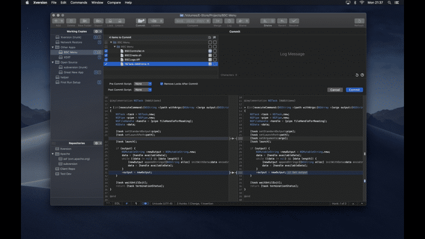 Xversion for Mac 1.3.8 企业级版本控制工具