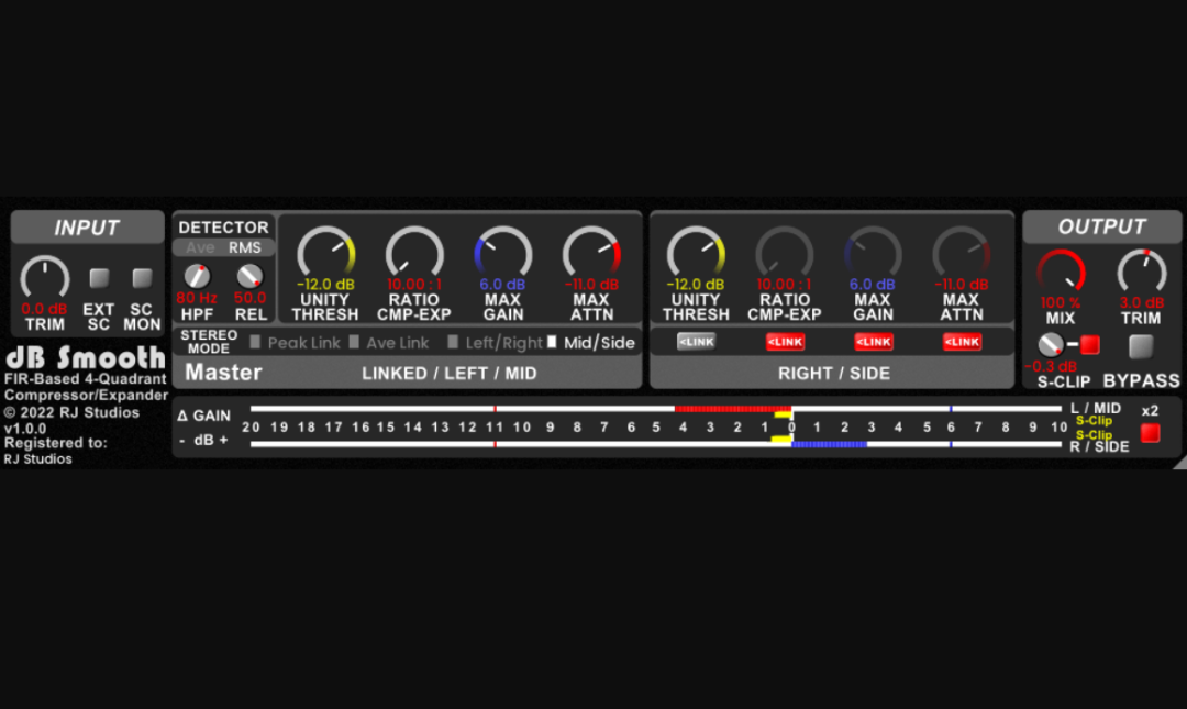 Raising Jake Studios dB Smooth for Mac 1.0.0 模拟式电平检测器插件