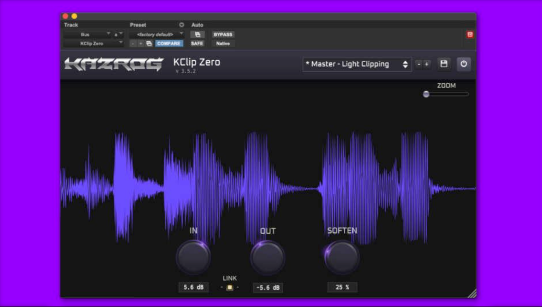 Kazrog KClip for Mac 3.5.1 音频剪辑器和调平器插件