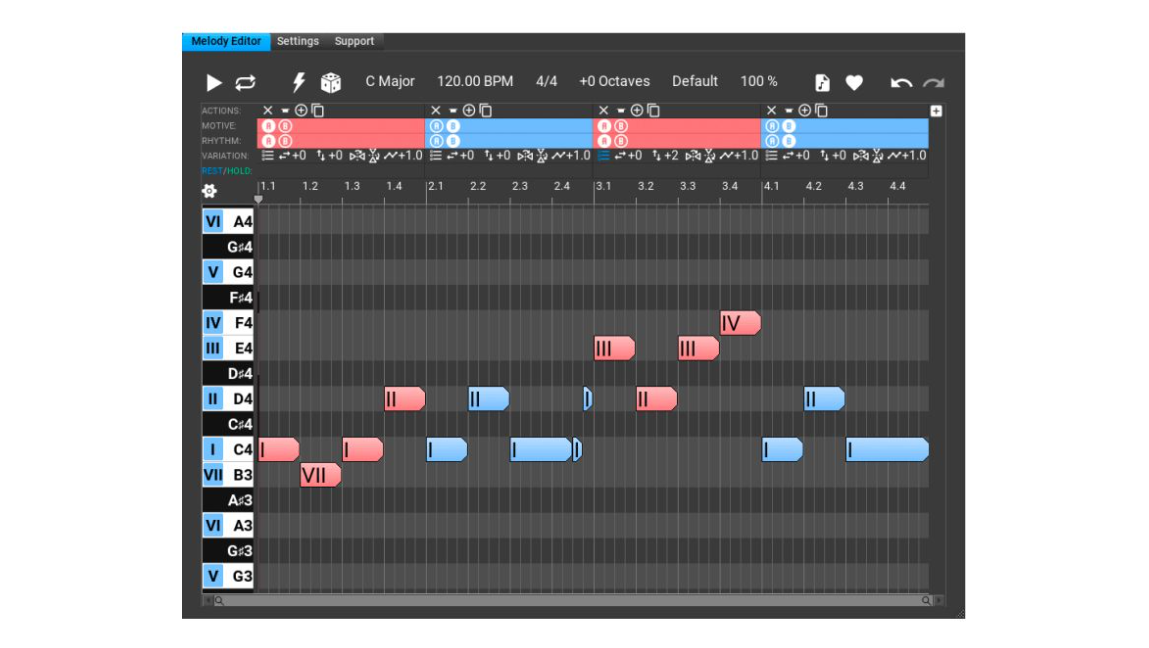 Music Developments Melodya for Mac 1.4.0 旋律生成器和动机编辑插件