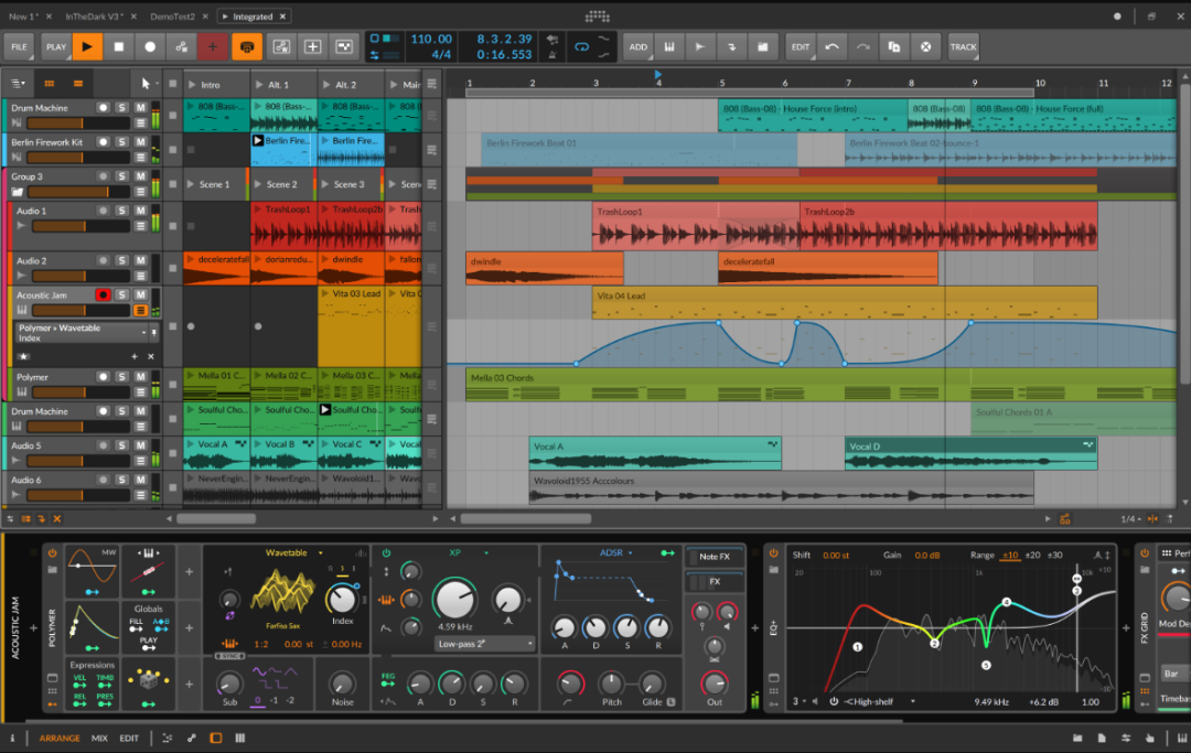 Bitwig Studio for Mac 5.1.8 音频处理和创作工具