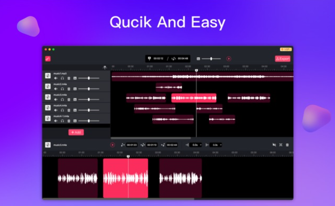 Audio Editor & Music Mixer for Mac 1.8.0 音频编辑和音乐混音软件