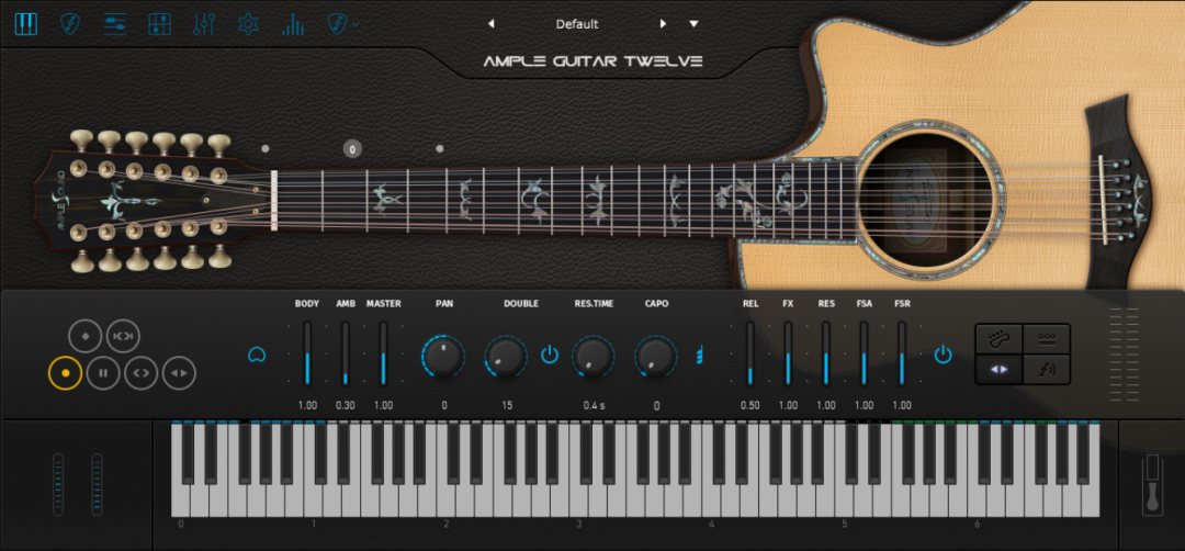 Ample Sound Ample Guitar Twelve for Mac 3.7.0 吉他虚拟乐器插件