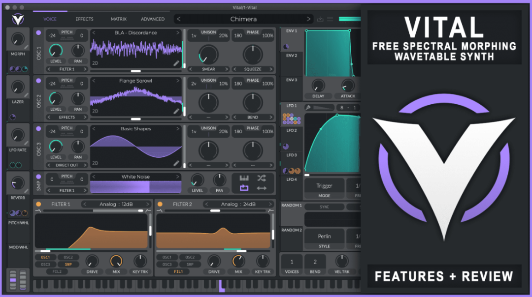 Vital Audio Vital Pro for Mac 1.5.5 高性能合成器插件