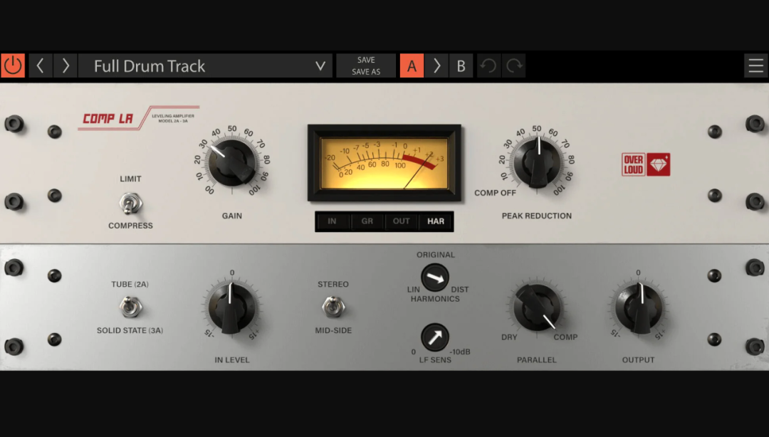 Overloud Gem Comp LA for Mac 1.0.7 经典音频压缩插件