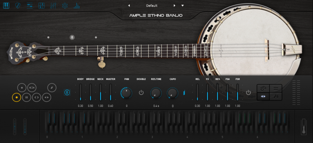 Ample Sound Ample Banjo Dering Sierra for Mac 1.5.0 虚拟班卓琴插件