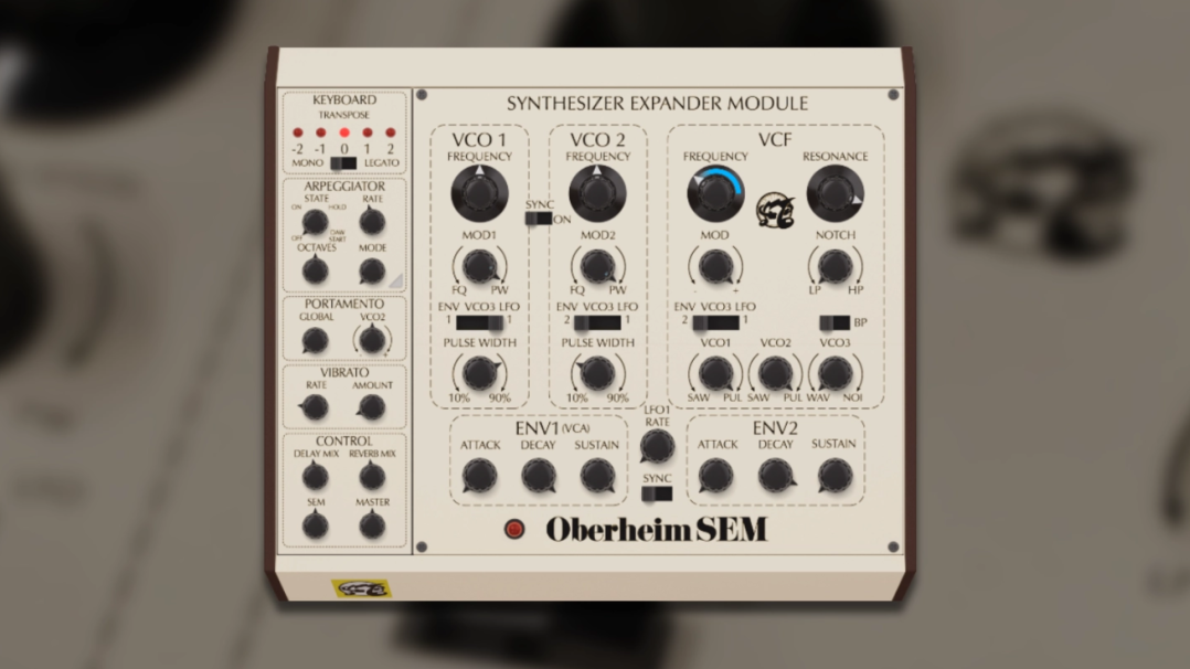 GForce Oberheim SEM for Mac 1.6.1 经典模拟合成器插件