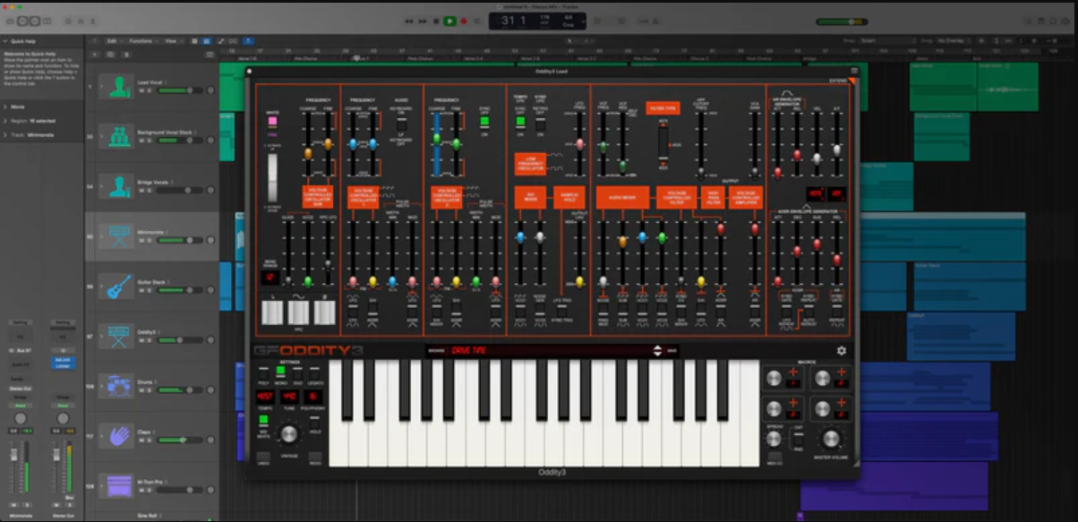 GForce Oddity3 for Mac 1.0.2 虚拟模拟合成器插件